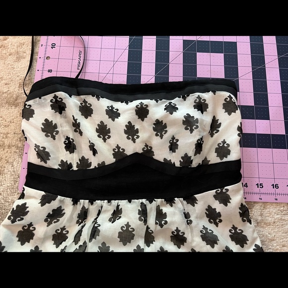 Maeve Strapless Tree Dress with Boning Size 6 - Picture 6 of 9